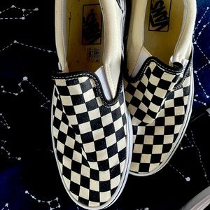 Barely Used Checkered Vans
